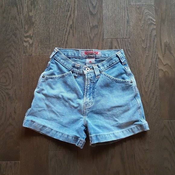silver jeans light washed high waisted shorts - Picture 1 of 5